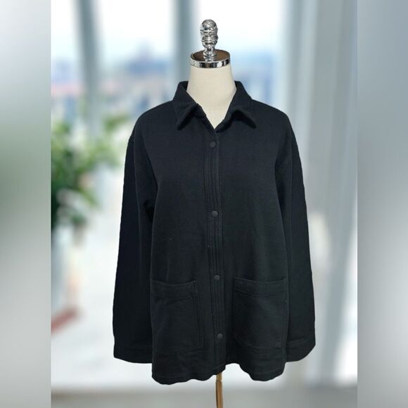 The North Face Valley Twill Utility Button Down Flannel Jacket Coat Parka Size L - Picture 4 of 12